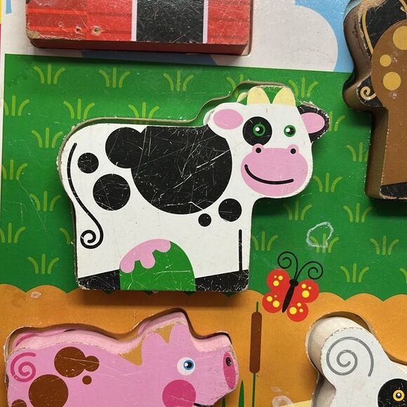 Two Farm Animal Melissa & Doug Puzzles - Picture 6 of 11